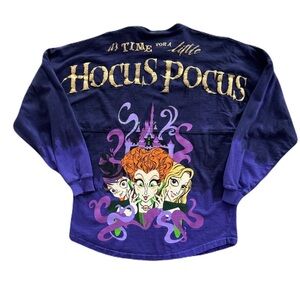 Women's Hocus Pocus Halloween Disneyland Disney Purple Spirit Jersey Size Small